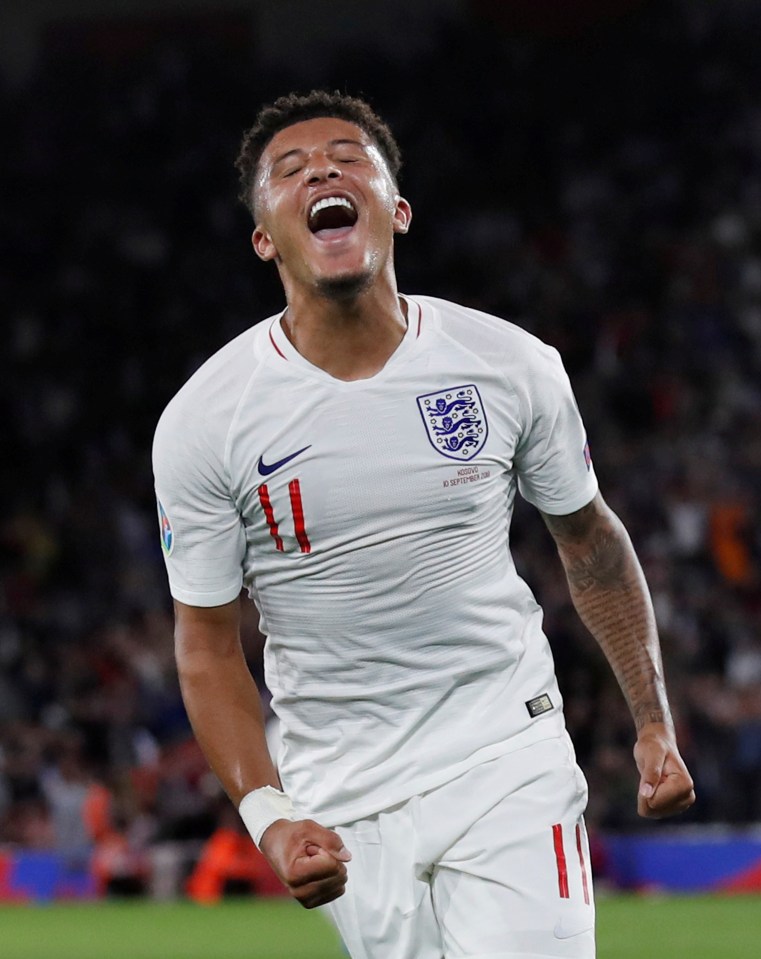  Sancho seems destined to be part of Gareth Southgate's England squad for Euro 2020