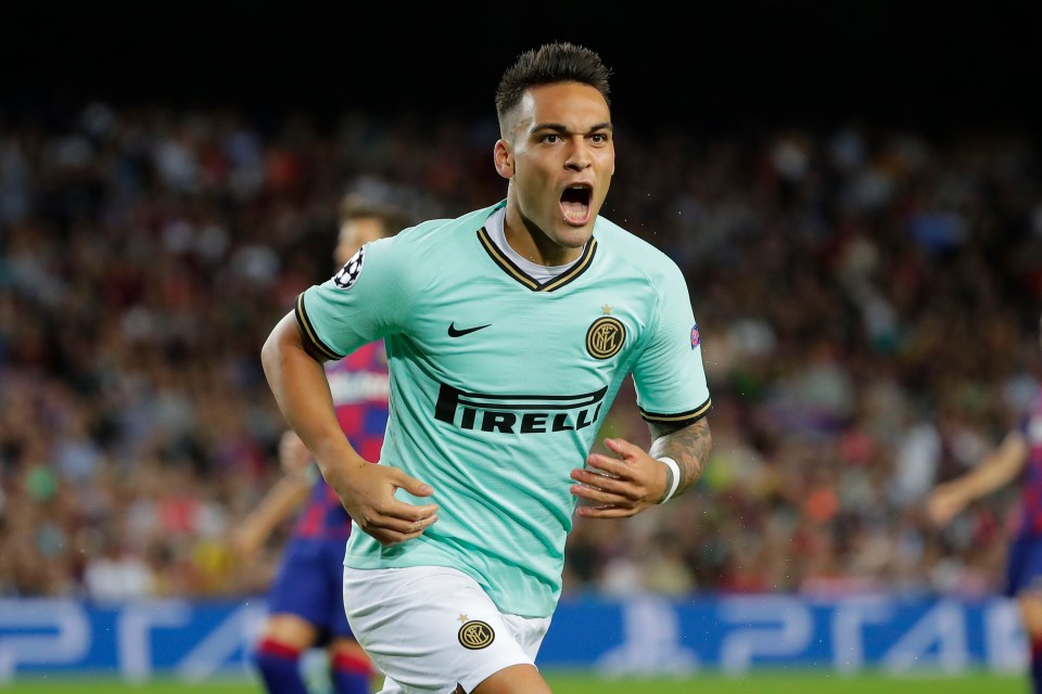  Inter Milan striker Lautaro Martinez is a reported summer target for Chelsea and Man Utd