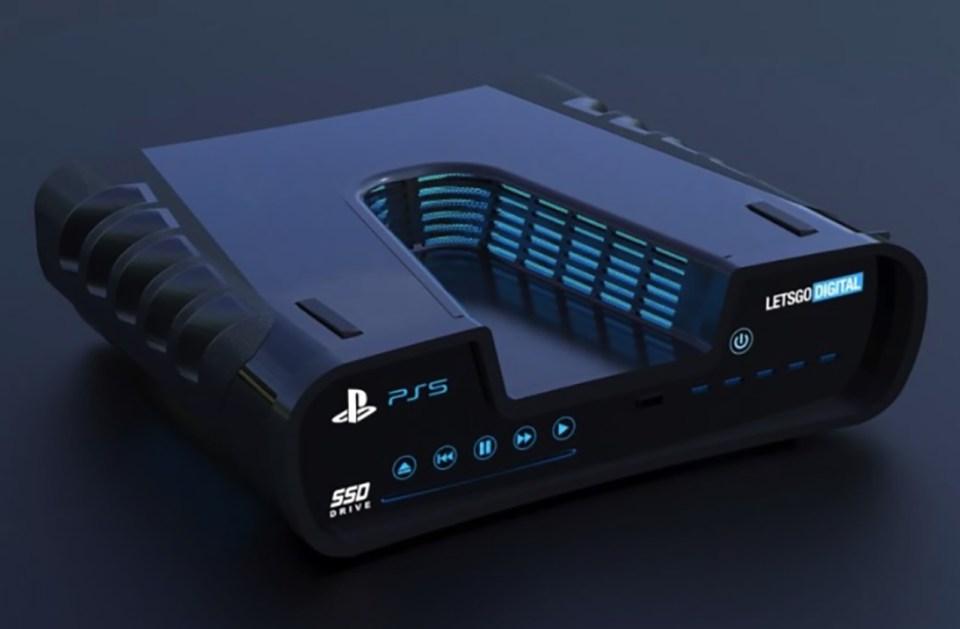  Concept art for the PlayStation 5, which is due for release later this year