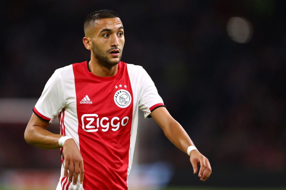  Chelsea have reportedly agreed a deal for Ajax star Hakim Ziyech