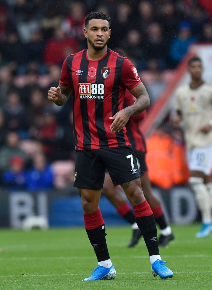  Bournemouth striker Joshua King was chased by Manchester United on Deadline Day