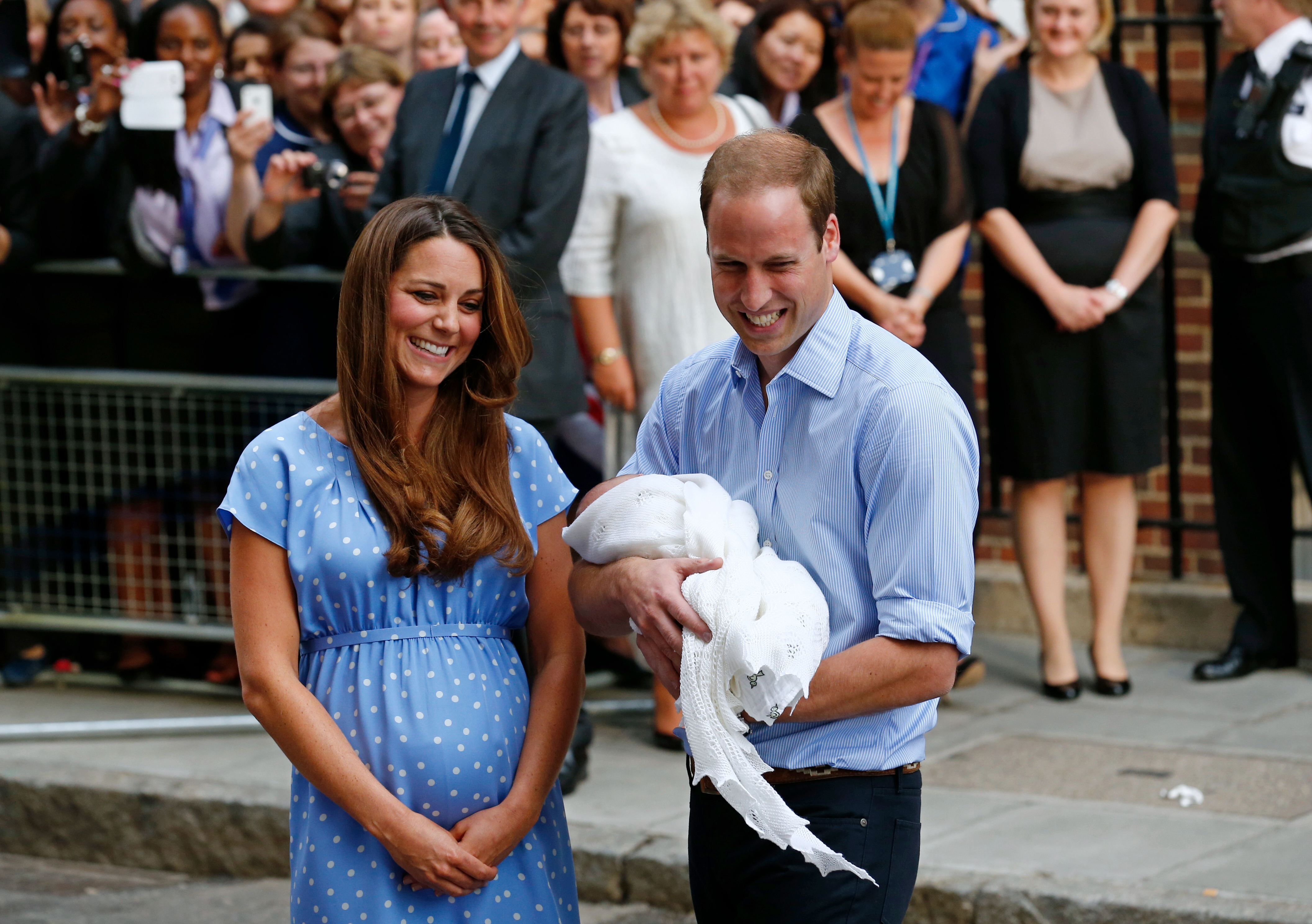 Kate Middleton revealed that Prince William practised using a car seat for his newborn baby with a doll