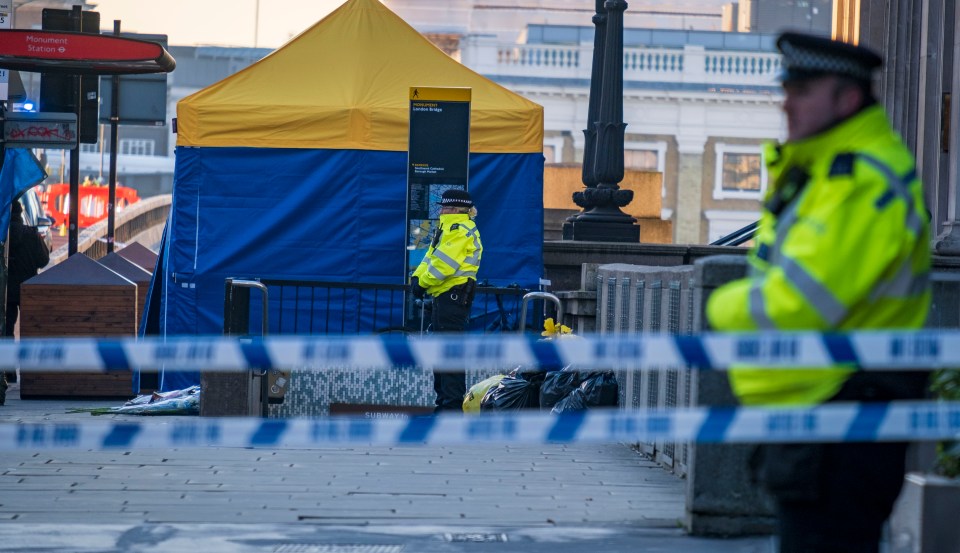 Until the authorities get really tough with the jihadists, our society can never be at peace. Above, police at the scene of the London Bridge rampage