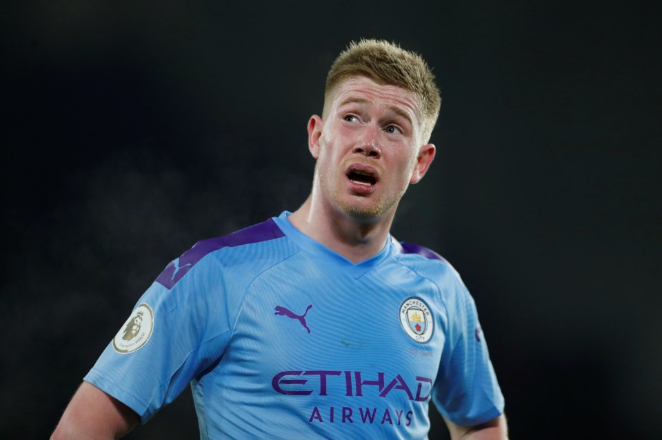  Man City star De Bruyne could miss out on up to £2.5m a season if the club's ban from the Champions League is upheld