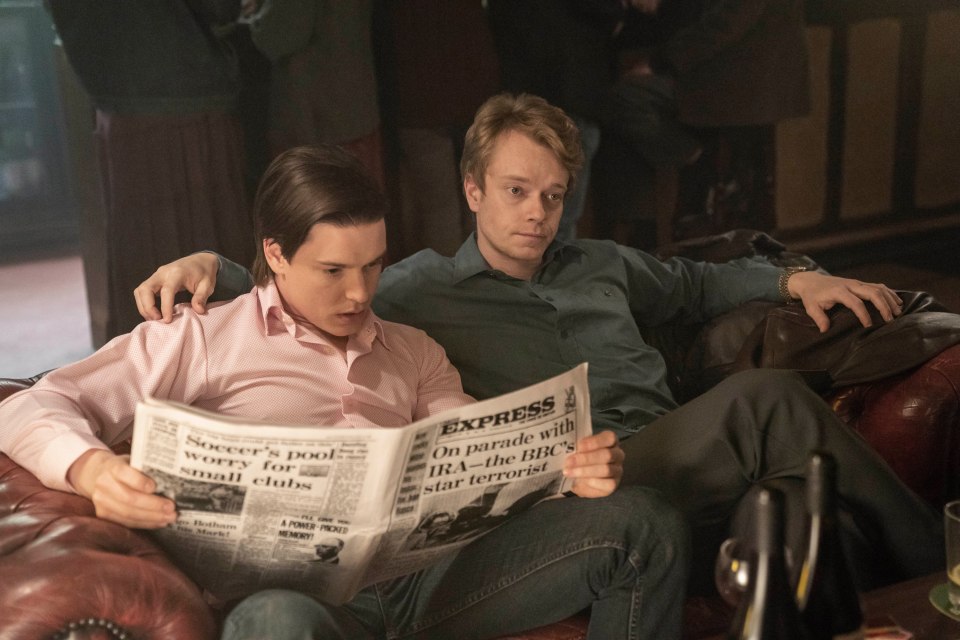  Collins, played by Alfie Allen, remembers telling his ex-best pal that he would need an alibi