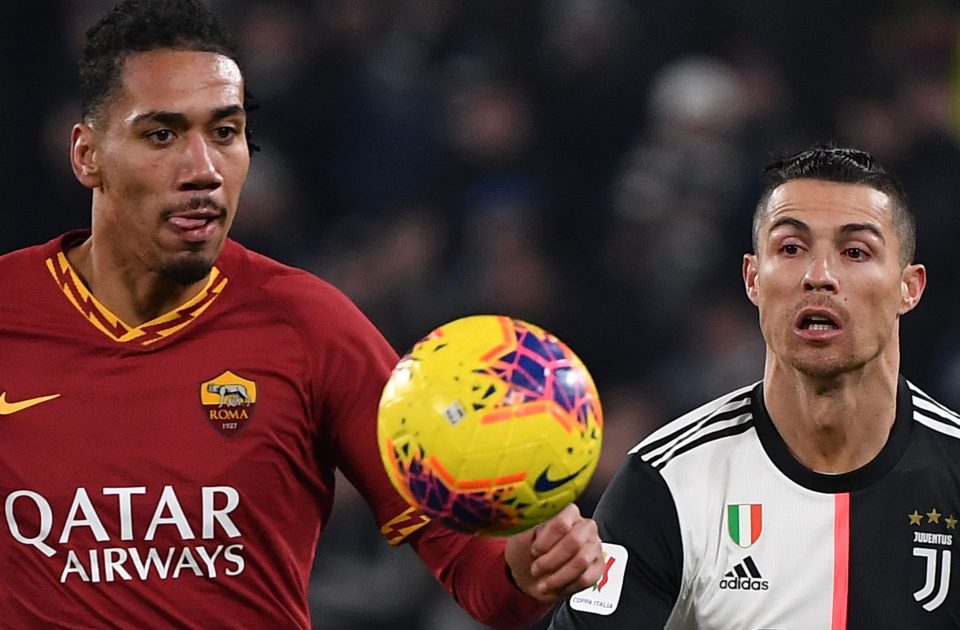  Man Utd defender Chris Smalling has impressed against Serie A superstars like Juventus striker Cristiano Ronaldo