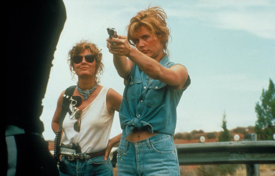  The actresses were celebrating the 30th anniversary of Thelma And Louise