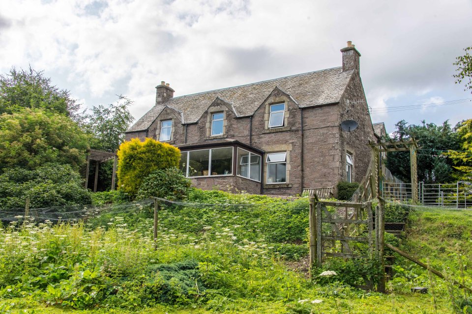  A stone built five-bed farmhouse comes with the property