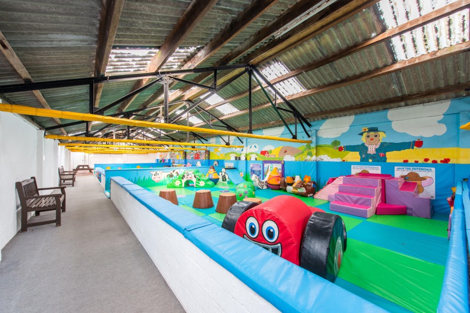  There's a lot to do indoors like in this children's soft play area