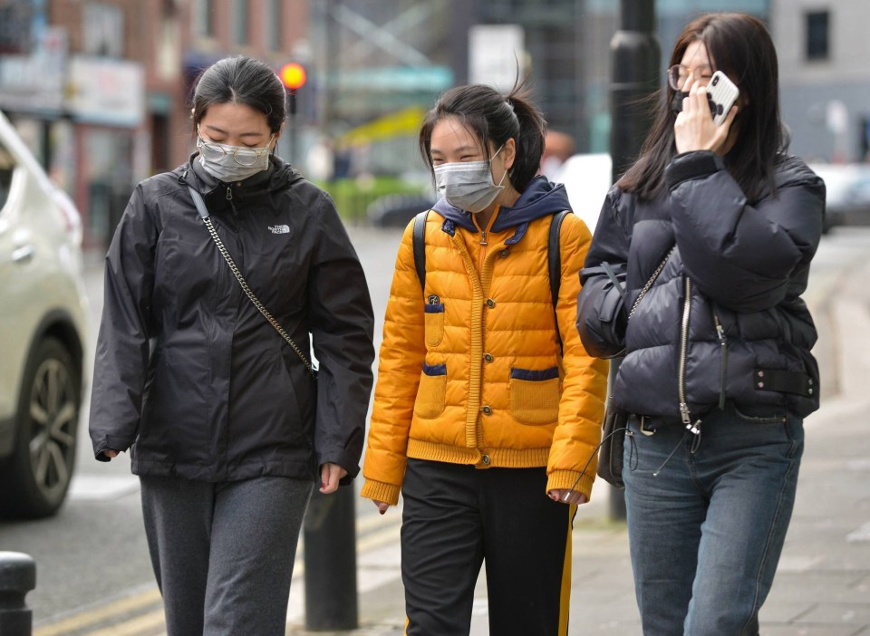 Students in Newcastle taking precautions after the first confirmed cases are being treated in the city