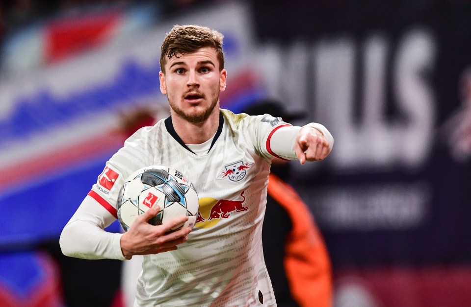  Timo Werner 'will reject' Chelsea and Manchester United in favour of signing for Liverpool