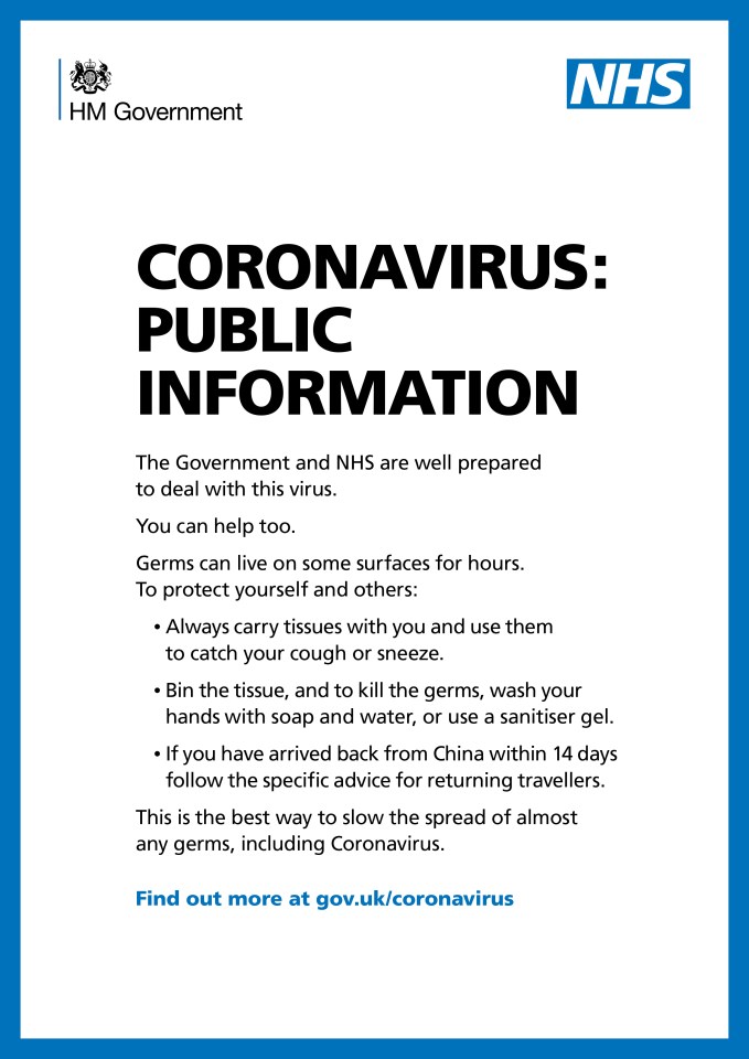  Today important information was issued about the virus and how it is spread