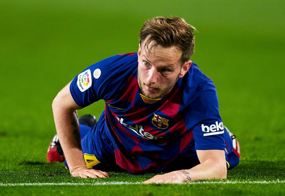  Rakitic has only started eight league games for Barcelona this season