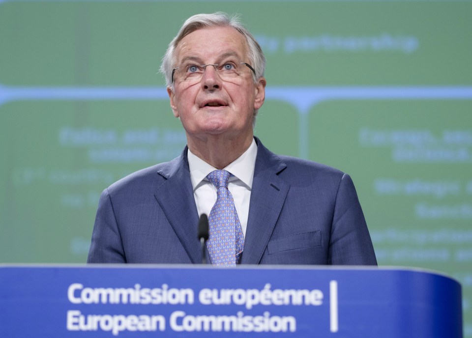 The PM’s threat came after EU chief negotiator Michel Barnier made stringent demands of Britain