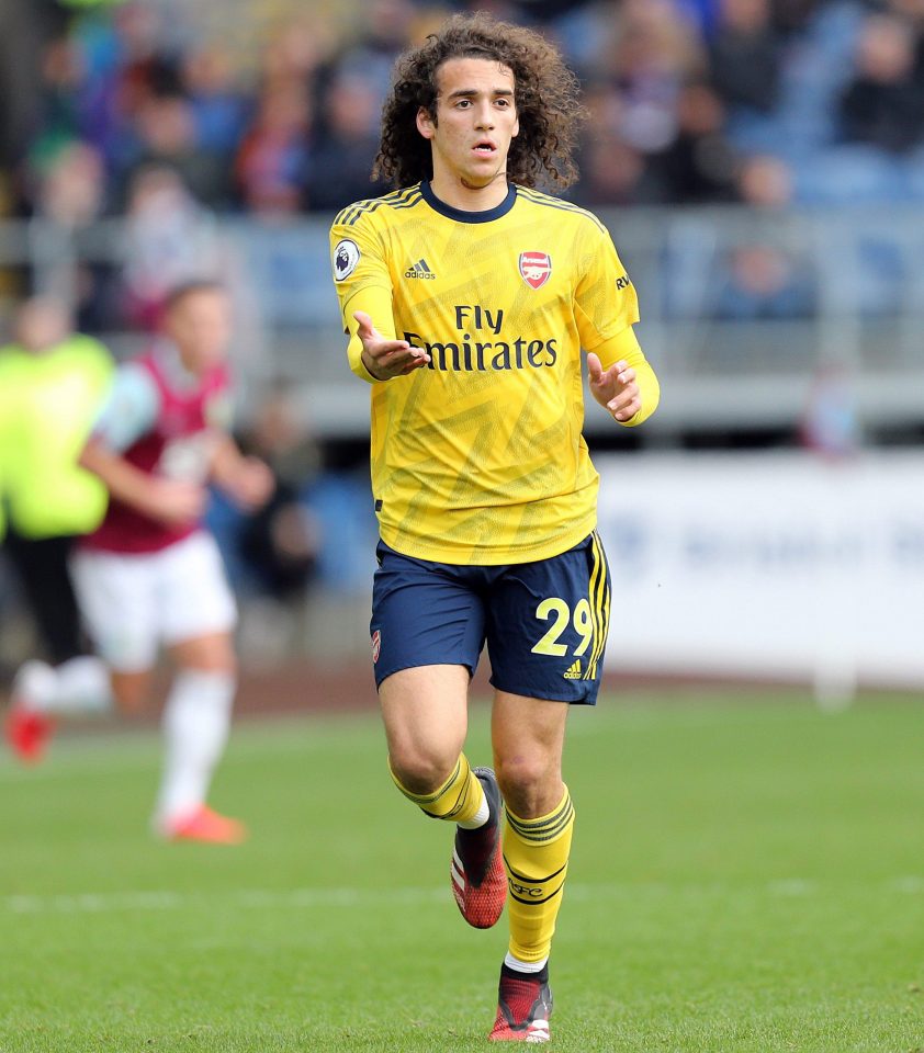  Matteo Guendouzi was involved in a row with Mikel Arteta