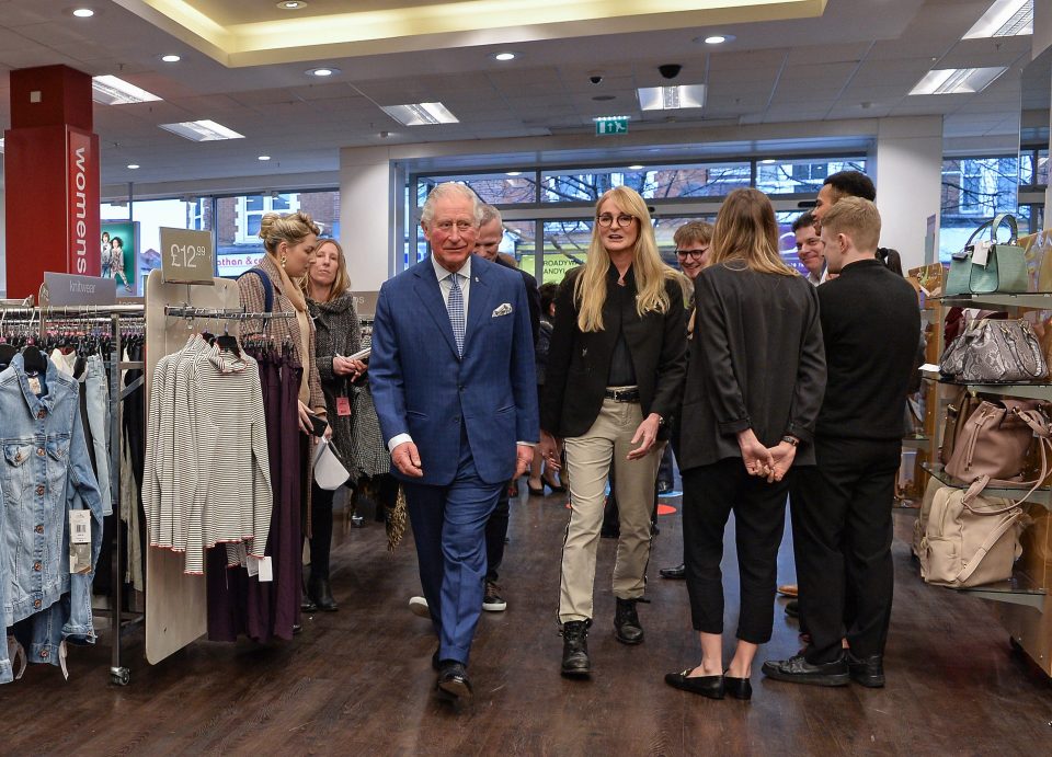  The prince told one staff member that he did not expect the store to be so "bright" and "luxurious" as he walked through the clothing and homeware aisles