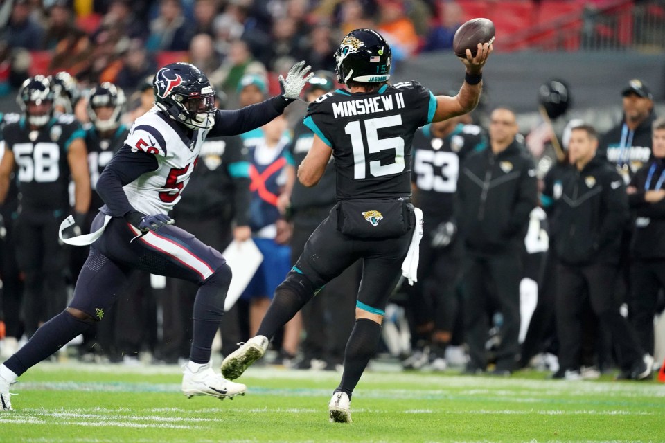  The Jaguars have played in London several times - including a defeat to the Texans last season