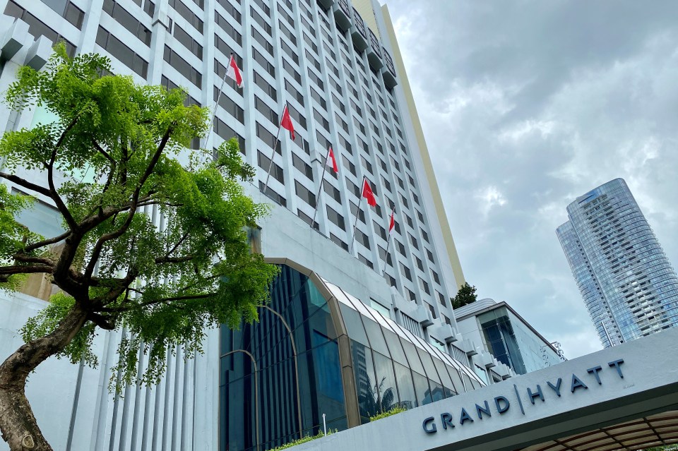 The Brit businessman had travelled to the Gran Hyatt hotel in Singapore for a conference