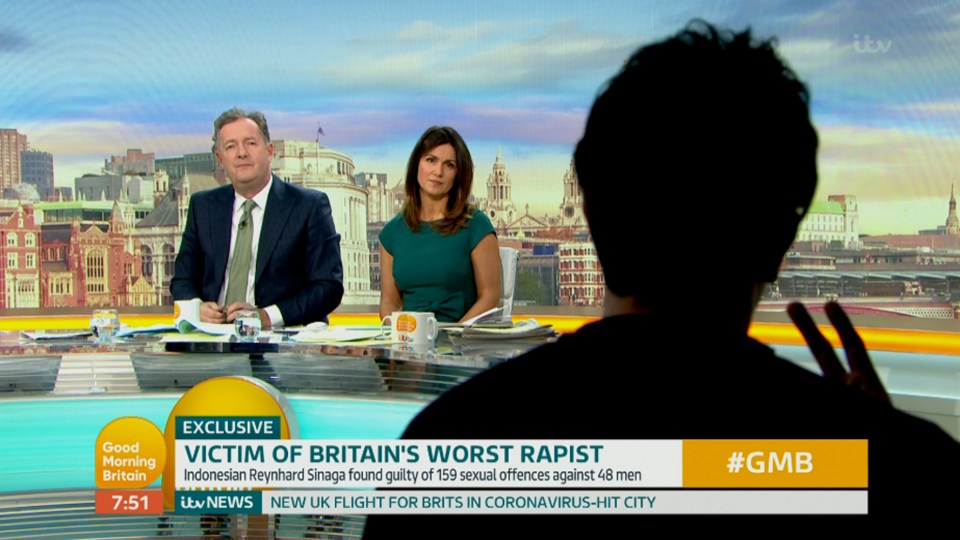  The victim spoke on Good Morning Britain today