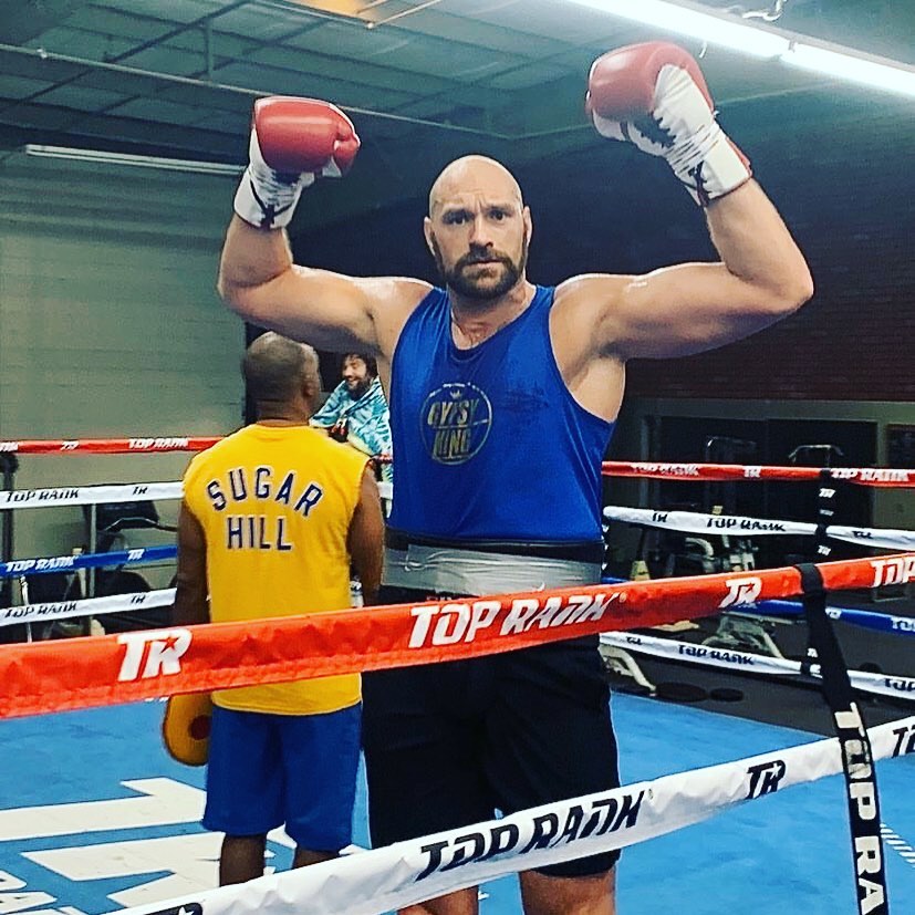  Fury is now training with Javan 'Sugarhill' Steward