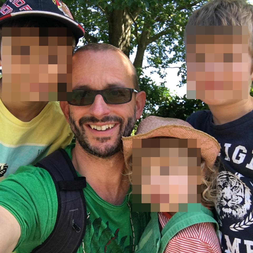 Her husband Bob Saynor is currently being treated in Grenoble hospital, alongside their nine-year-old son, after they were both diagnosed