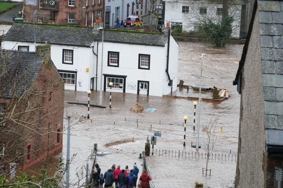  Appleby-in-Westmorland was flooded in the severe weather