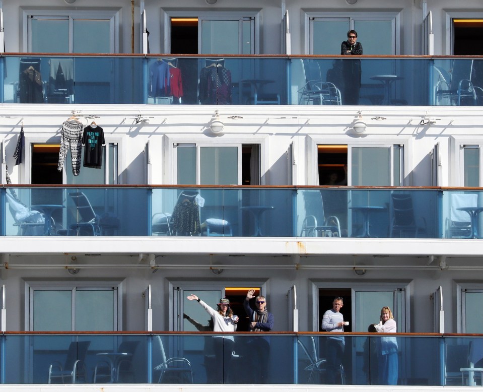 Thousands of passengers have been confined to their cabins as coronavirus spread through the ship