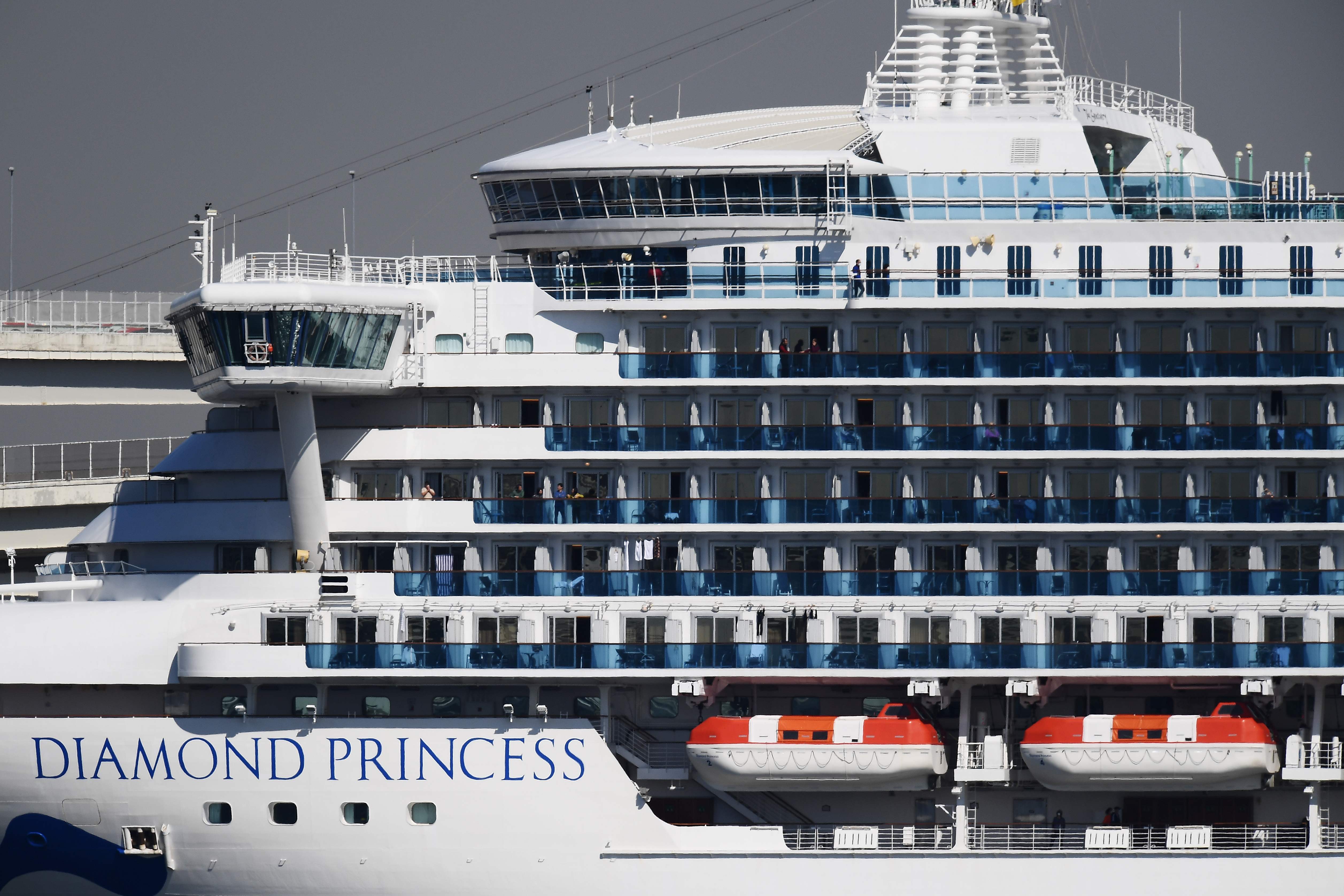  The Diamond Princess has been quarantined for two weeks after returning from a two week cruise