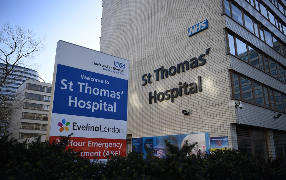 London’s first coronavirus sufferer is being treated at St Thomas’ Hospital