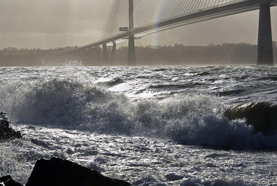  Storm Ciara battered the bridge