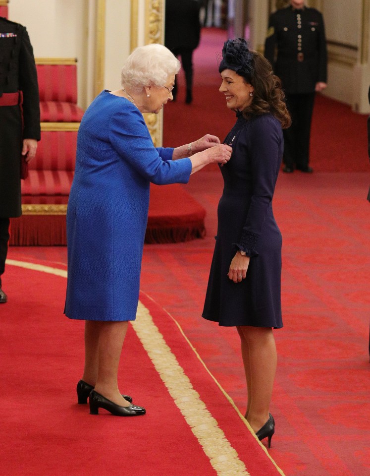  Assistant communications secretary Marnie Gaffney, pictured, getting an honour from the Queen, is also understood to be leaving