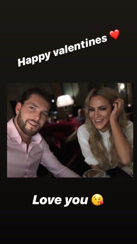 Lewis shared this sweet tribute to Caroline yesterday