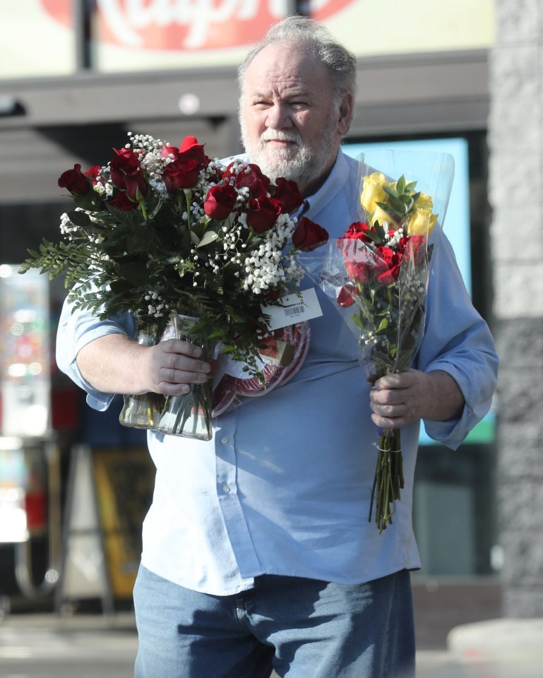  Meghan Markle's dad Thomas bought Valentine's flowers for his mystery woman