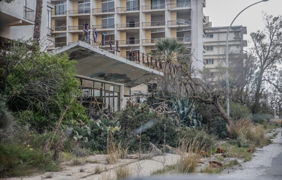  Beautiful homes and apartments are now left in ruins, with overgrown gardens and rotting vegetation