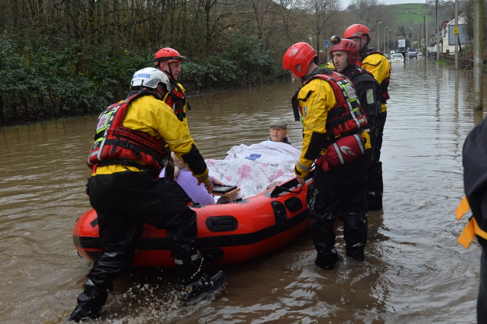  An RAF veteran managed to save his World War II medals before being rescued by boat from his flood-hit home