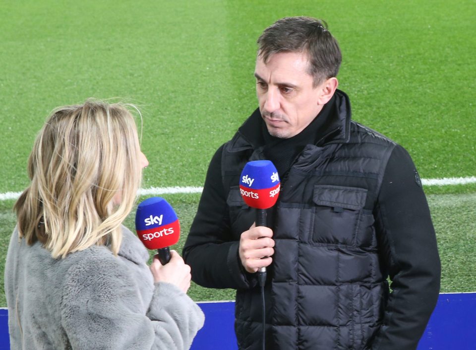  Gary Neville is convinced his former club must stop doing any business with Raiola