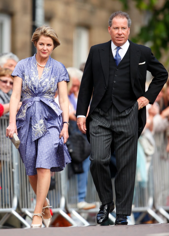  The couple seen again at the wedding of Lady Melissa Percy and Thomas Van Straubenzee in 2013