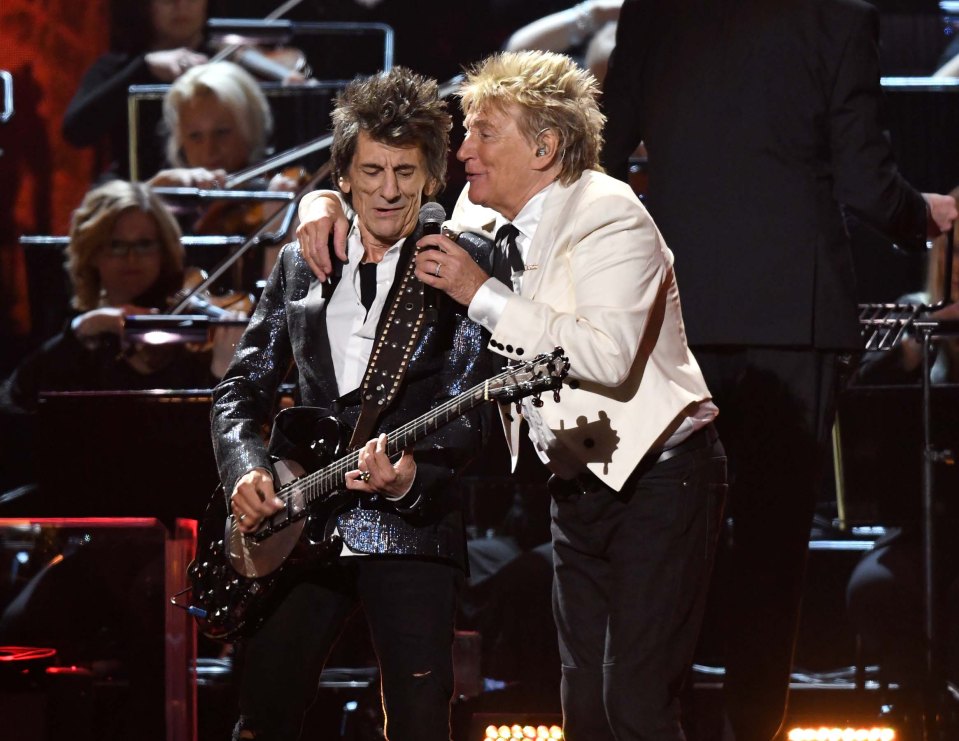  Rod Stewart and Ronnie Wood marked The Faces' 50th anniversary