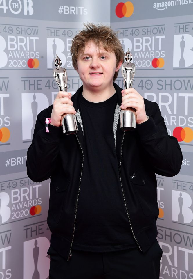  Lewis Capaldi scooped the gongs for Song of the Year and Best New Artist