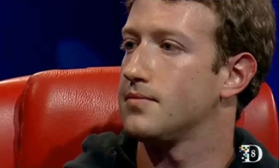  Zuck is known to sweat profusely in front of large crowds, famously drenching himself during an appearance at the 2010 D8 conference in California