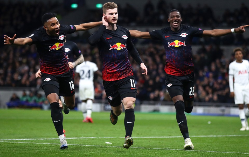 Timo Werner was the match winner for RB Leipzig in their game against Tottenham