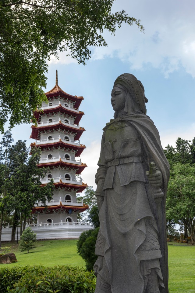  Women had very few rights in ancient China and were forced to marry as they were not allowed to make their own money. Pictured, a statue of Hua Mulan in Singapore