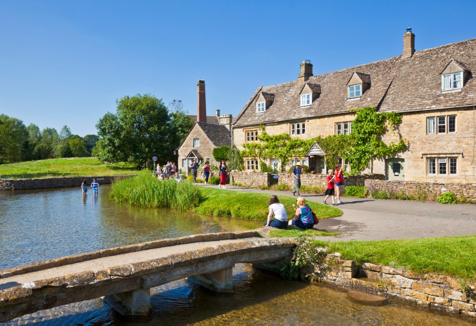  Lower Slaughter was used for the town of Highbury, where many characters meet