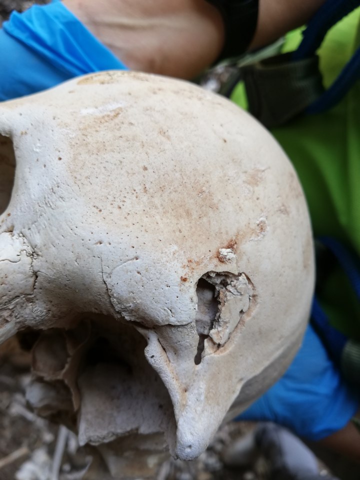  The remains of 62 adults and 10 newborn babies were discovered