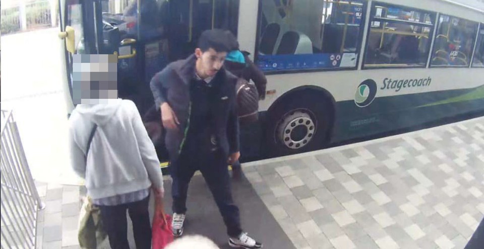  Manchester Arena suicide bomber Salman Abedi was caught on CCTV getting off the number 43 Bus at Wythenshawe Bus Station just days before he murdered 22 innocent people