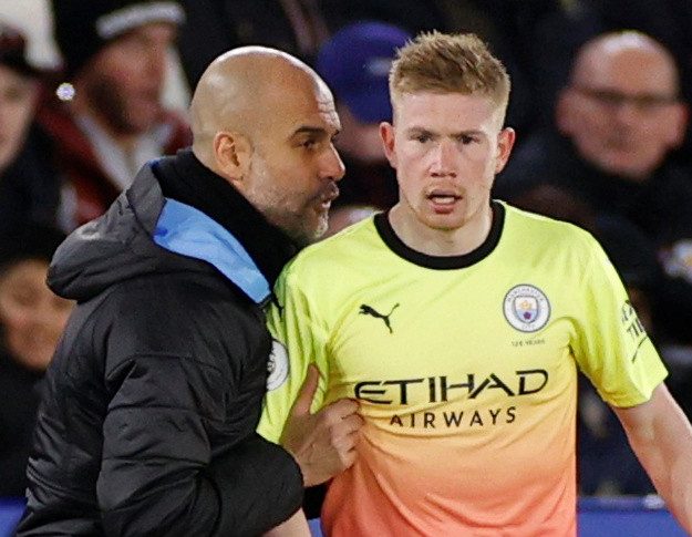  Guardiola reckons the best is yet to come from De Bruyne