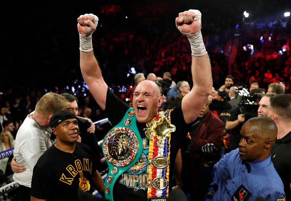  Fury is the WBC and Ring Magazine heavyweight champion