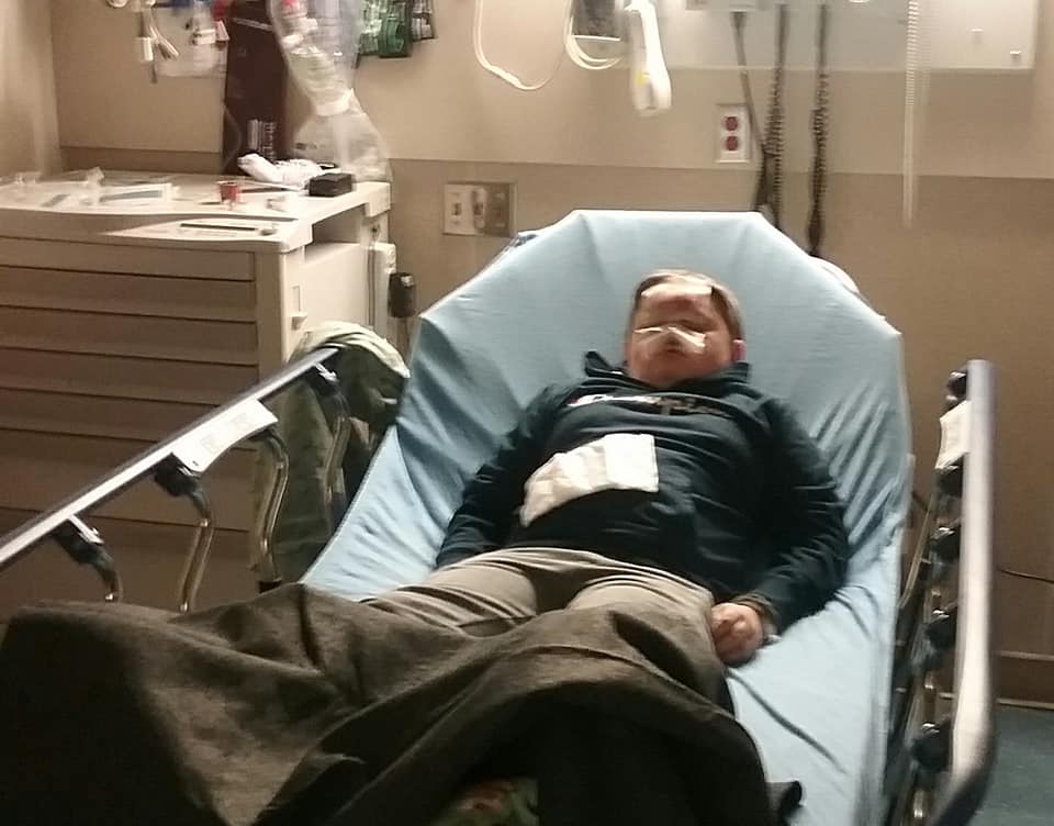  One mum shared photos of her son in a hospital bed after the 'Skullbreaker' craze went horribly wrong