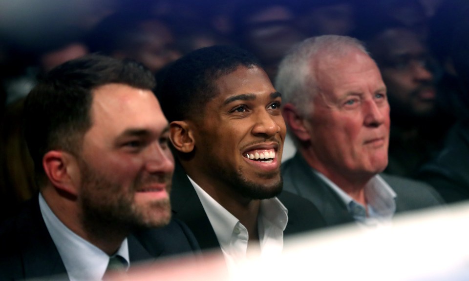 Eddie Hearn joked Frank Warren wished he was his son given his success