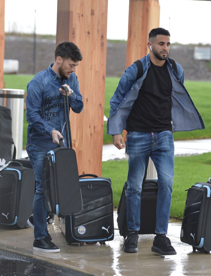  Mahrez and Silva look decent kitted out in the designer brand